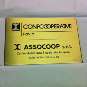 targhe alluminio cromato - Timbrificio Zetti Pavia